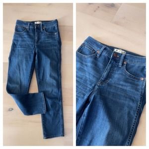 Madewell Stovepipe Denim Jeans Skinny Stretch Size 24
Dark Wash ankle